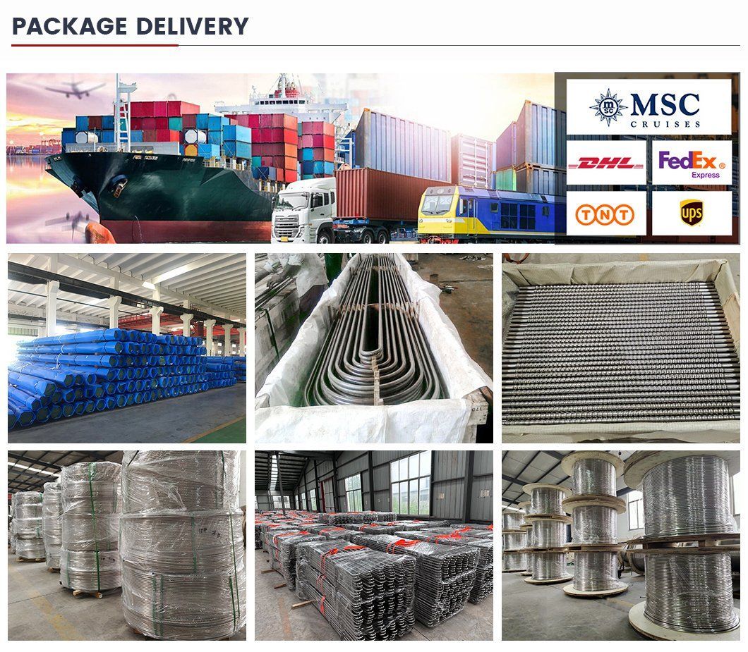 Factory Direct Sales Round Shape Mirror Polished Pickling U Bend Heat Exchange Tube JIS Ss321 310S 309S 2205 2507 Heat Exchange Pipe for Boiler