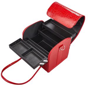 China PU makeup beauty case big capacity wholesale