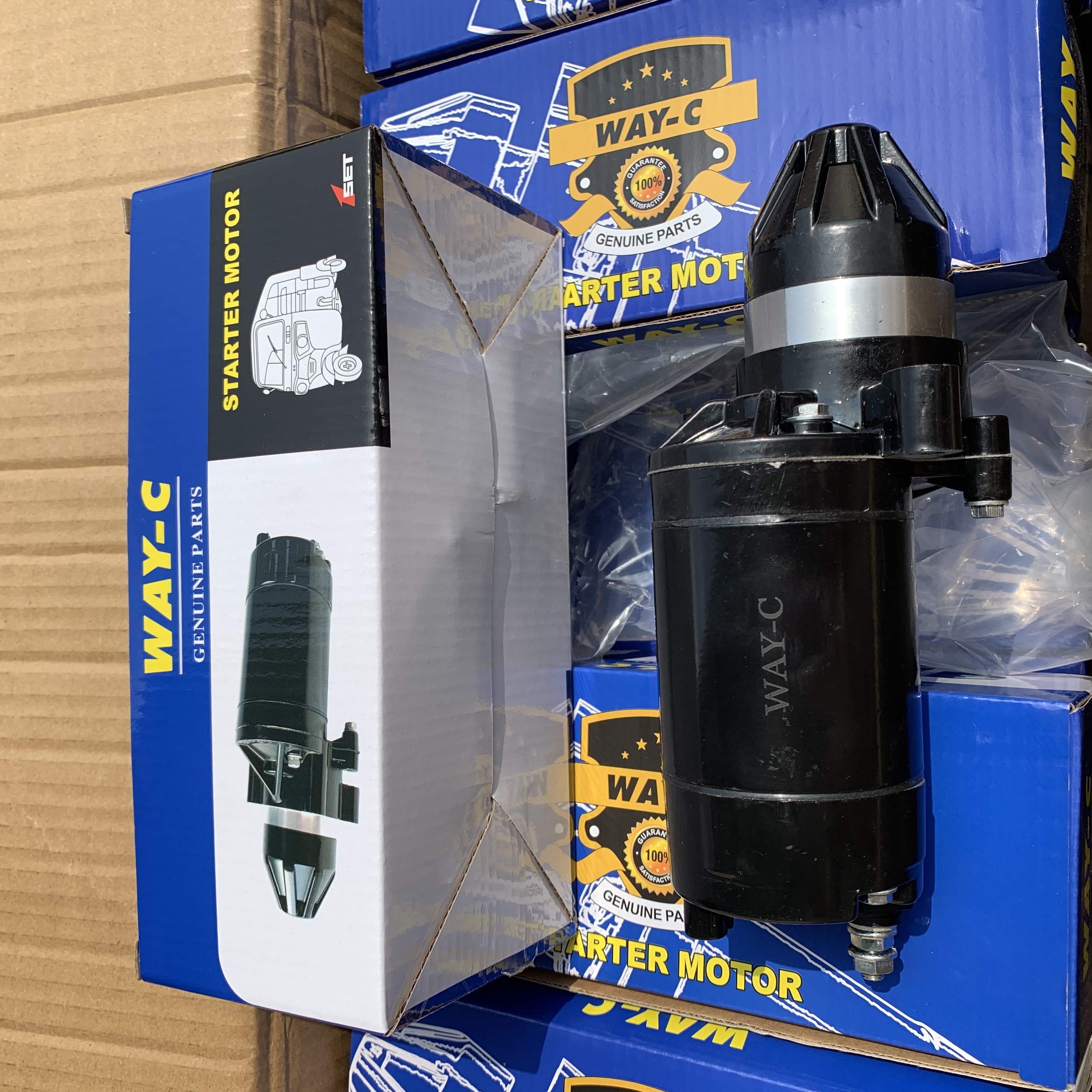 E43502705 Tricycle Starter Motor Assembly Moto TAXI TUKTUK Accessories For Piaggio Ape