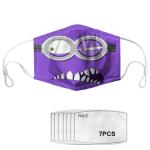 Pikachu Printed Washable Kids Dust Face Mask