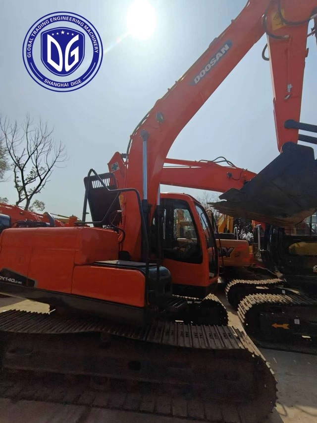 Doosan DX140 With excellent power durability and high efficiency Korean Doosan DX140 Large Excavator