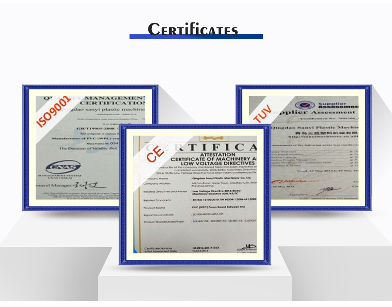 PVC WPC Wood Plastic Composite Celuka Foam Board Sheet Production Line