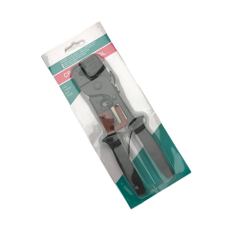 Black Kico 8261 Hand Crimping Tools RJ12 / RJ11 Plier Long Term Durability