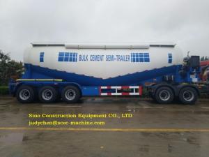 China SCEC 3 Axles Havy Duty Semi Trailers 45m3 Bulk Cement Tanker Semi Trailer wholesale