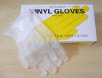 Powder Free or powdered Disposable vinyl Gloves, protection PVC glove, ISO CE