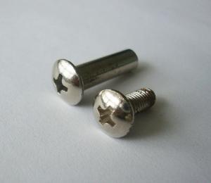 China Slotted / Phillips Drive Metal Binding Post , Stainless Steel Butt Screws wholesale