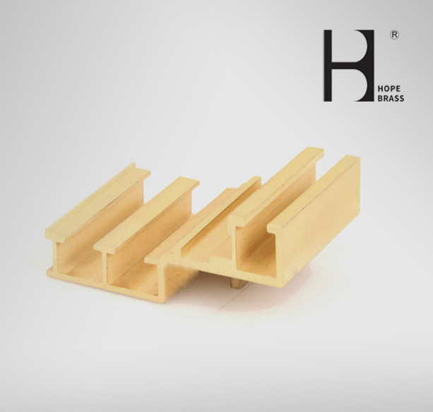 C38500 Brass Casement for Window And Brass Window Profiles Door Frame Copper Alloy Extrusion Profiles Manufacturer ODM