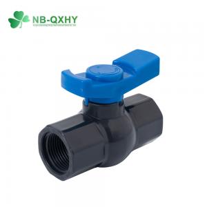 China Glue Connection PVC UPVC Octagonal Ball Valve 2 Inch for Water Pipe Threaded Valves on sale