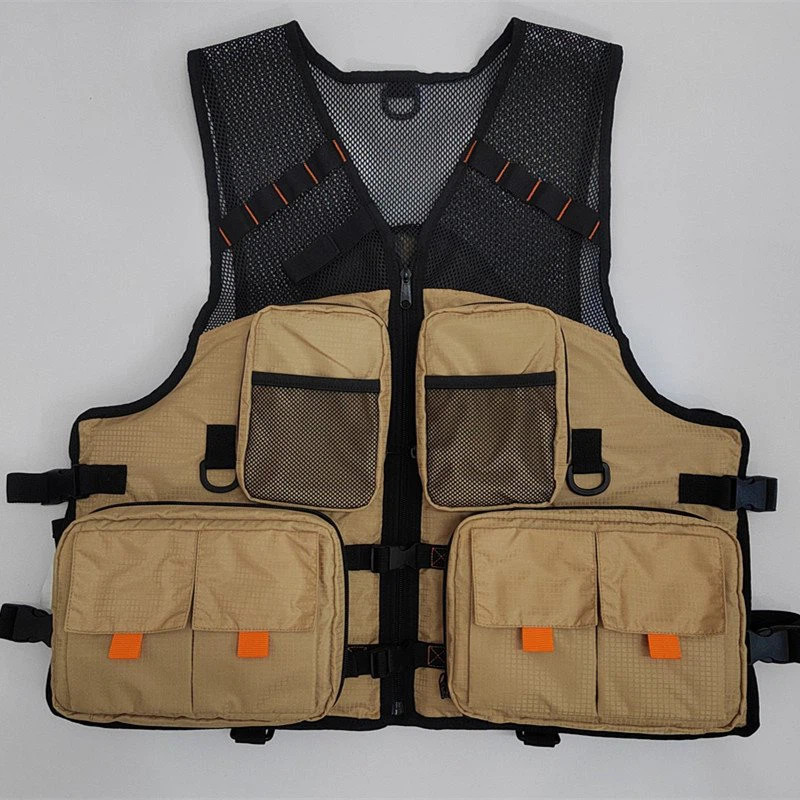 Multi Function Lightweight Fishing Vest Multi Pocket Vest For Fishing
