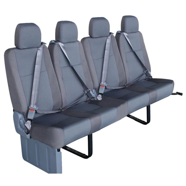 Luxury Leatherette Toyota Hiace Van Folding Seats 2+2 Layout