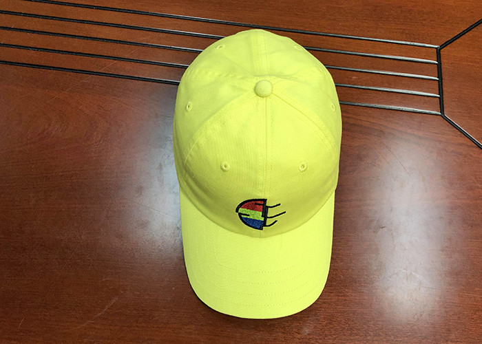 Promotional Soft Six Panel Embroidered Dad Hats Custom 56-58cm Size