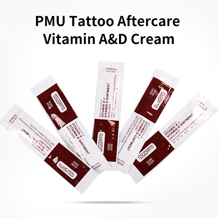 Organic Cosmetic Eyebrow Lip Tattoo Aftercare Vitamin A D Private Label