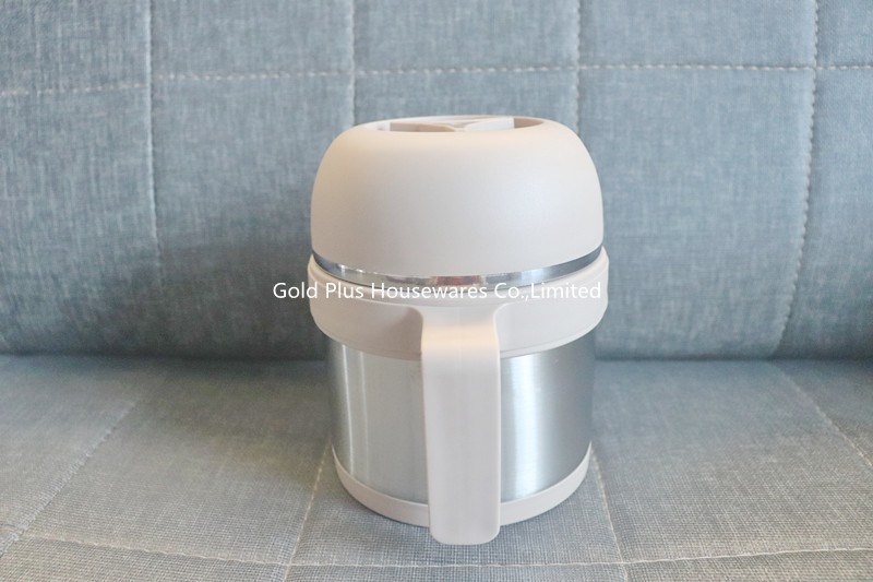 Polished Insulated Stainless Steel Lunch Box Thermos Vacuum Flask