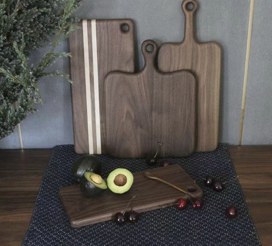 Black Walnut Wood Cutting Board Walnut Chopping Board 600x450x38mm 500x380x35mm