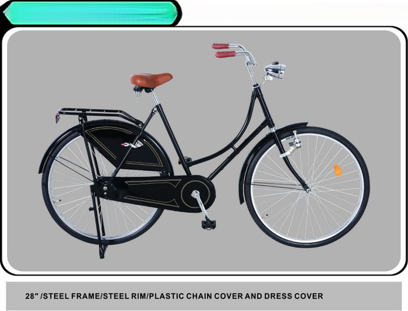 Front Caliper Brake Black Classic Style Dutch Chopper Bike for High Quaility