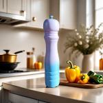 Adjustable Rubber Wood 4colors Salt / Spices / Pepper Mill