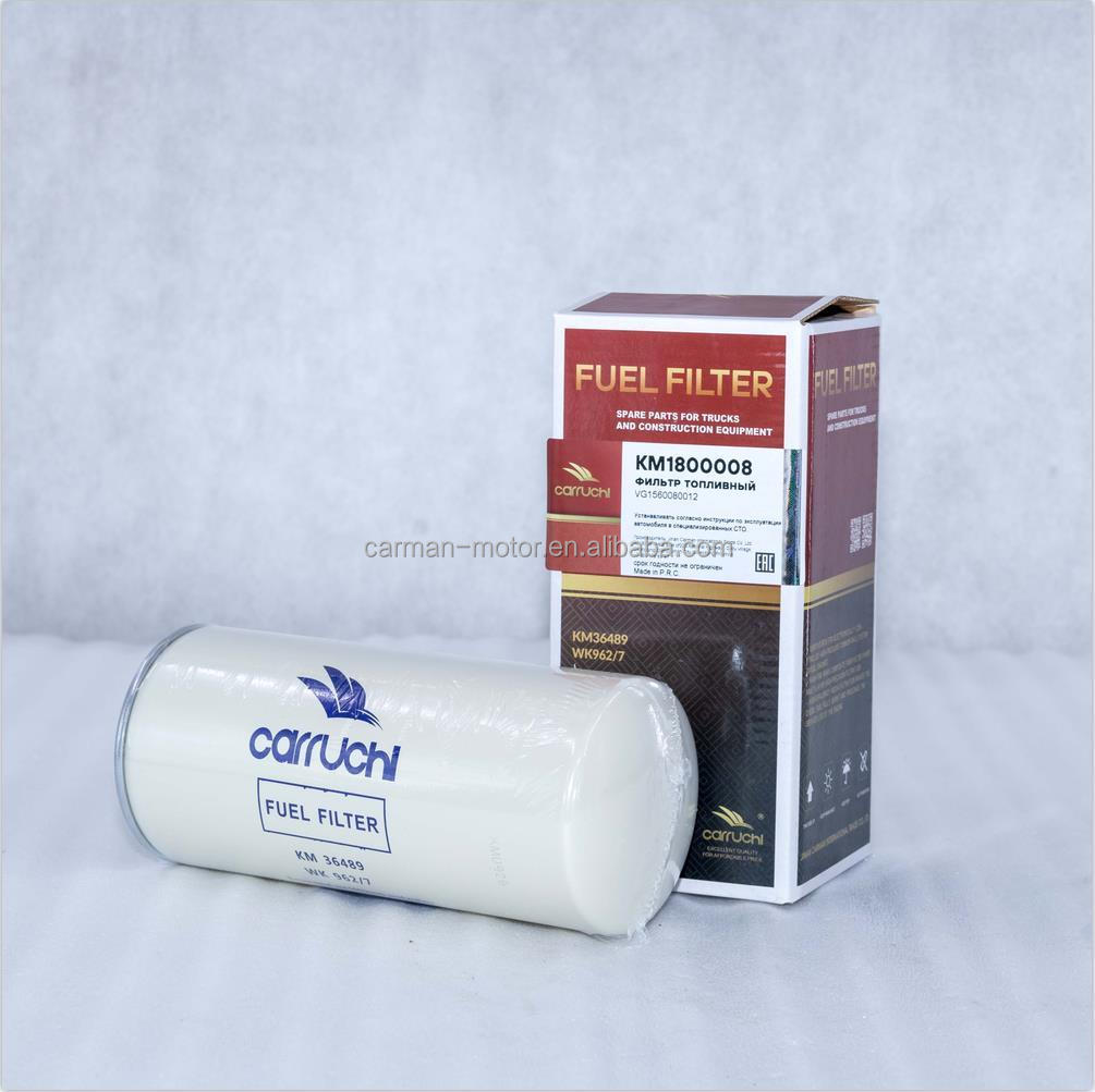 Composite Materials Purpose for replace/repair VG1560080012 WK962/7 1560080012 SINOTRUK HOWO Truck Parts Fuel filter