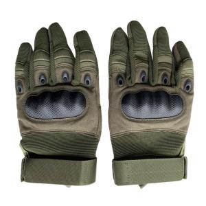 China Green Finger Slits Protection Safety Training Gloves with Customized Features wholesale