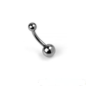 China 5mm Silver Titanium Belly Button Jewelry 14G Titanium Navel wholesale