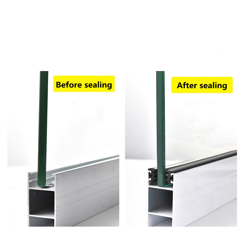 Silicone Extruded Gasket Strip UPVC Door And Window Seal Heat Resistant
