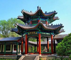 China Authentic Chinese Style Pavilion Outdoor Gazebo 5m Wooden Garden Pavilion wholesale