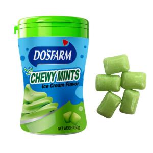 China Crispy Mints Aerated Candy Ice Cream Flavor Soft Candy Inflatable Candy Factory wholesale