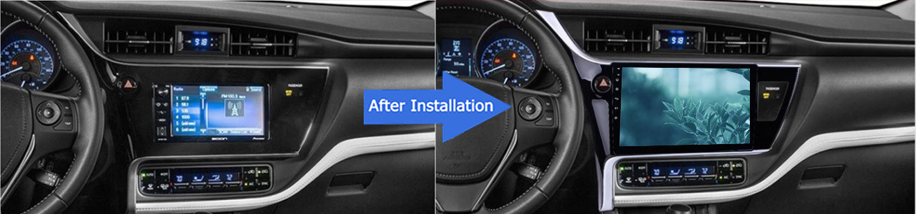 Android 12 4+32G Touch Screen Car Radio GPS WIFI Car DVD Player For Toyota Corolla