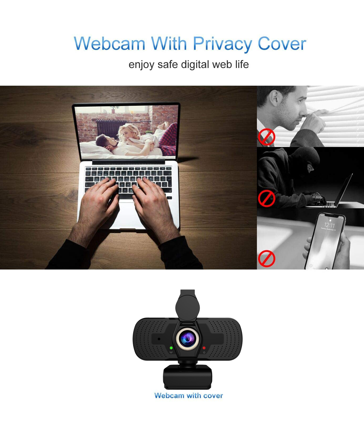 10 Mega FHD Webcam Live Streaming Computer Gaming CCD Image Sensor