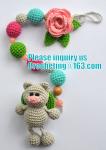 amigurumi helicopter Nursing necklace Breastfeeding necklace with crochet toy