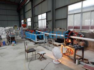 China PP PE PA PVC Plastic Electric Corrugated Conduit Pipe Extruder Machine Extrusion Line wholesale