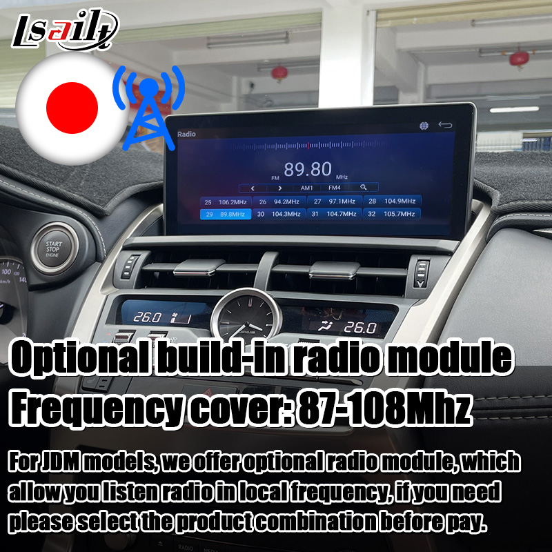 Toyota Harrier Venza Android 13 multimedia video interface 2019-present wireless carplay android auto