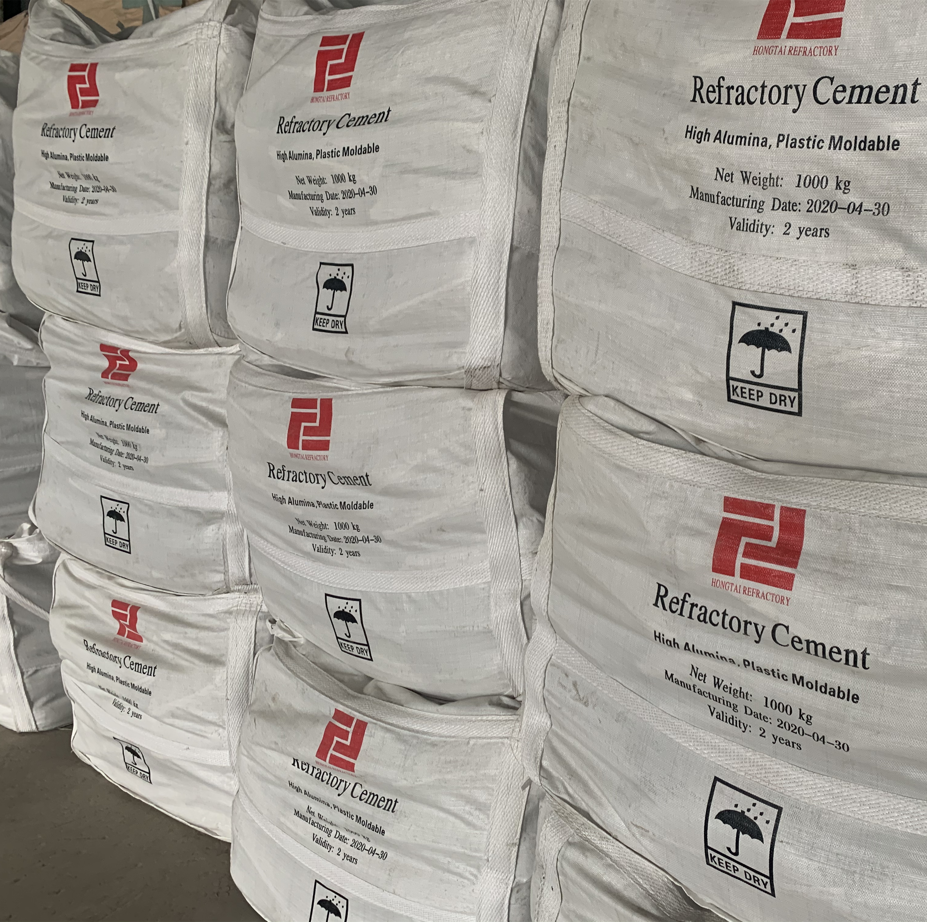 Refractoriness Degree 1770° Refractoriness 2000° Insulating Castable for Cement Kilns