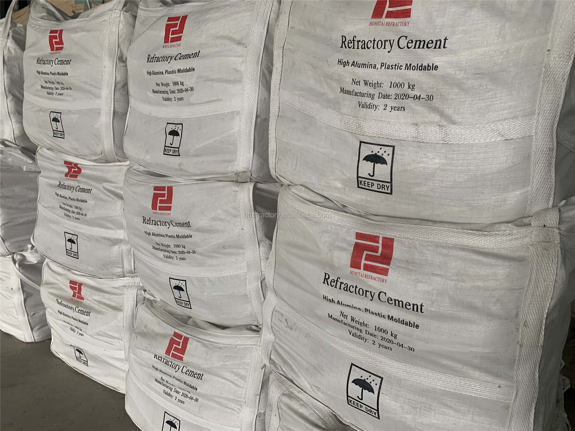 1-3 min Binding Time High Refractoriness 2000 Furnace Cement for Kiln Furnace Masonry