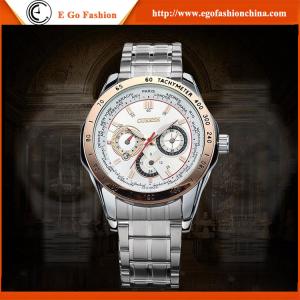 China 3 Colors Available Fashion Watch Unisex Watch 3 Subdials Watches OEM ODM Stainless Watches wholesale