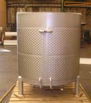 Stainless Steel Pillow Plate Jacket Tank , 300L Craft Beer Storage Tank