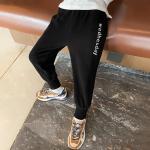 Spring Autumn Children Handsome Loose Slacks Lie Fallow Style