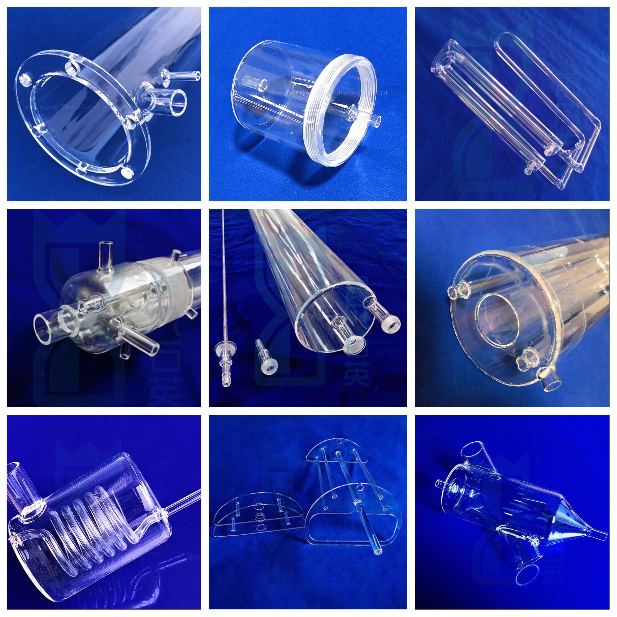 Customized High Quality Clear Quartz Glass Tube With Large Size Diameter Silica Glass