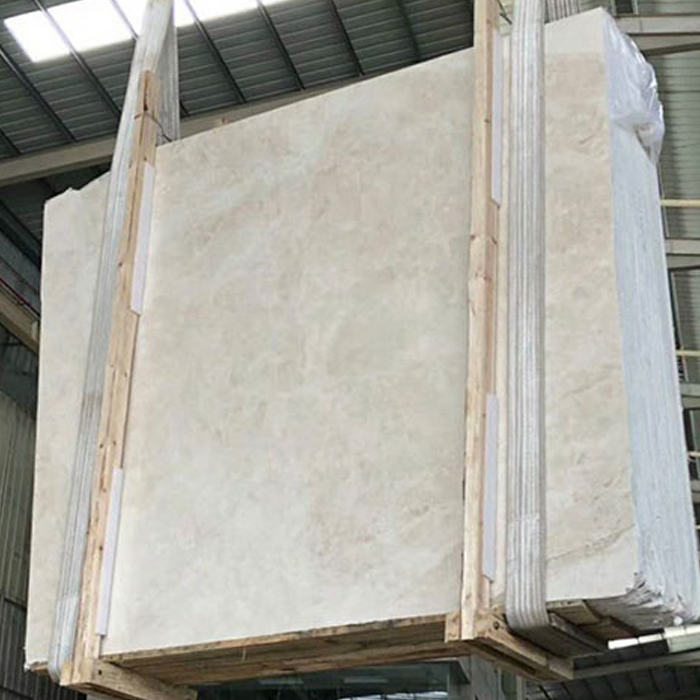 Modern Style Latte Beige Marble 132.8 Mpa Compressive Property , 2.73 G/Cm3 Bulk Density