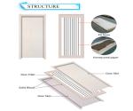 Durable Fire Rated UPVC Internal Doors Residential Termite Resistant