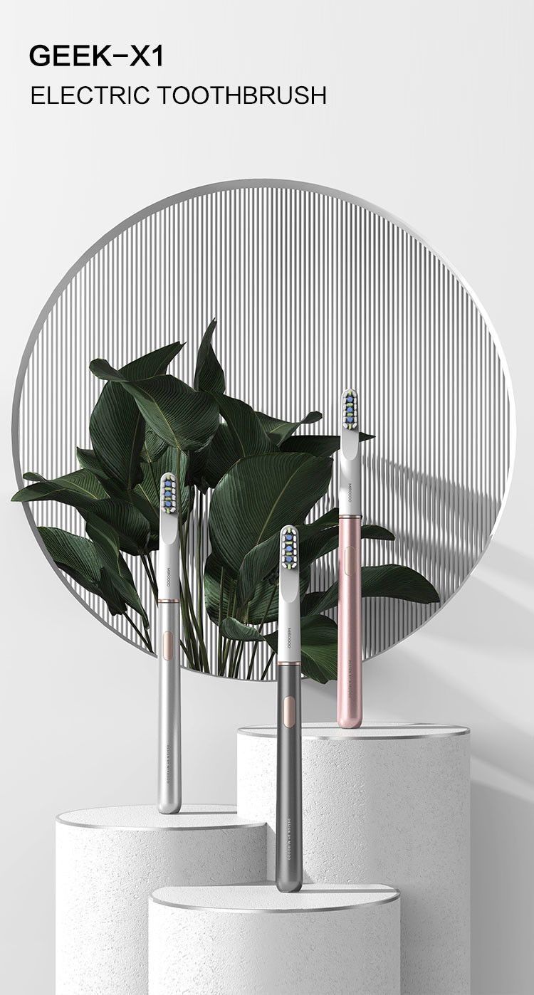X1 Rechargeable Rotating Electric Toothbrush, Dental Hygiene Sonic Toothbrush With Travel Case