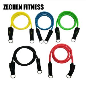 China TPE 11pcs Resistance Bands Set Fitness Home Loop 1.2m Body Sport Resistance Tube Kit wholesale