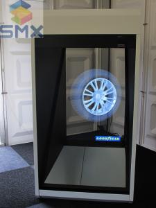 China 1 Sided HoloCube hologram advertising display showcase in stereo display wholesale