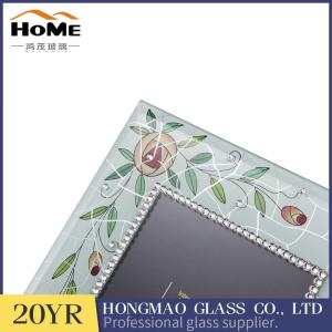 China Personalized Glass Wedding Picture Frames Various Color / Size Delicate Design wholesale
