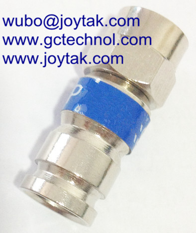 F compression connector PTC TRS 6L with O-ring