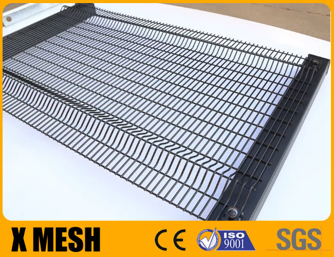 Security Anti Climb Mesh Fence 2m X 4m Mesh Size Clear View For Airport