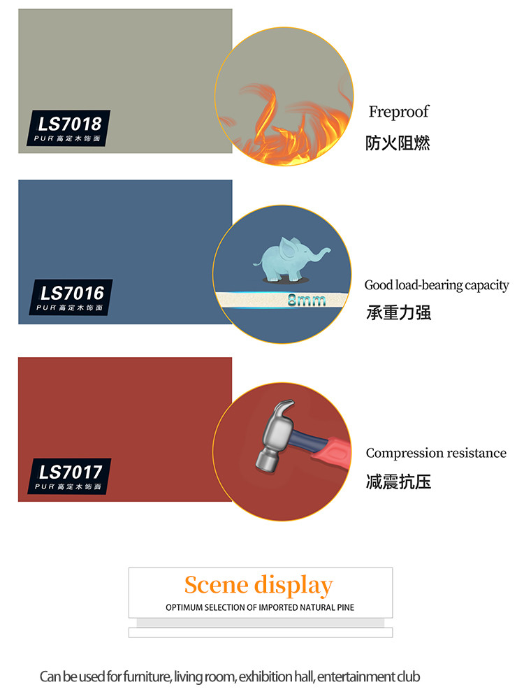 OEM ODM Wood PVC Bamboo Fiber Wallboard Flame Retardant