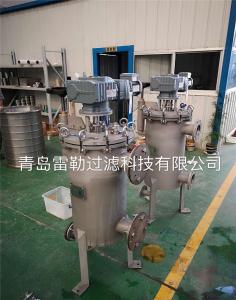 China Stainless Steel Vertical Strainer Out Flow Resin Filter With 80mm Inner Dia wholesale