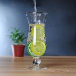 Hand Blown Drinkware OEM 400ml 16Oz Clear Beer Glass Cup