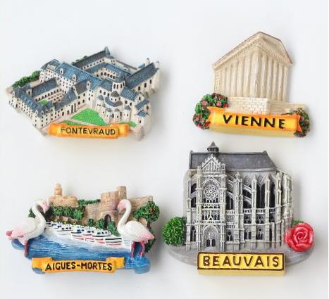 Pretty Souvenir Fridge Magnets Resin Magnet Composite
