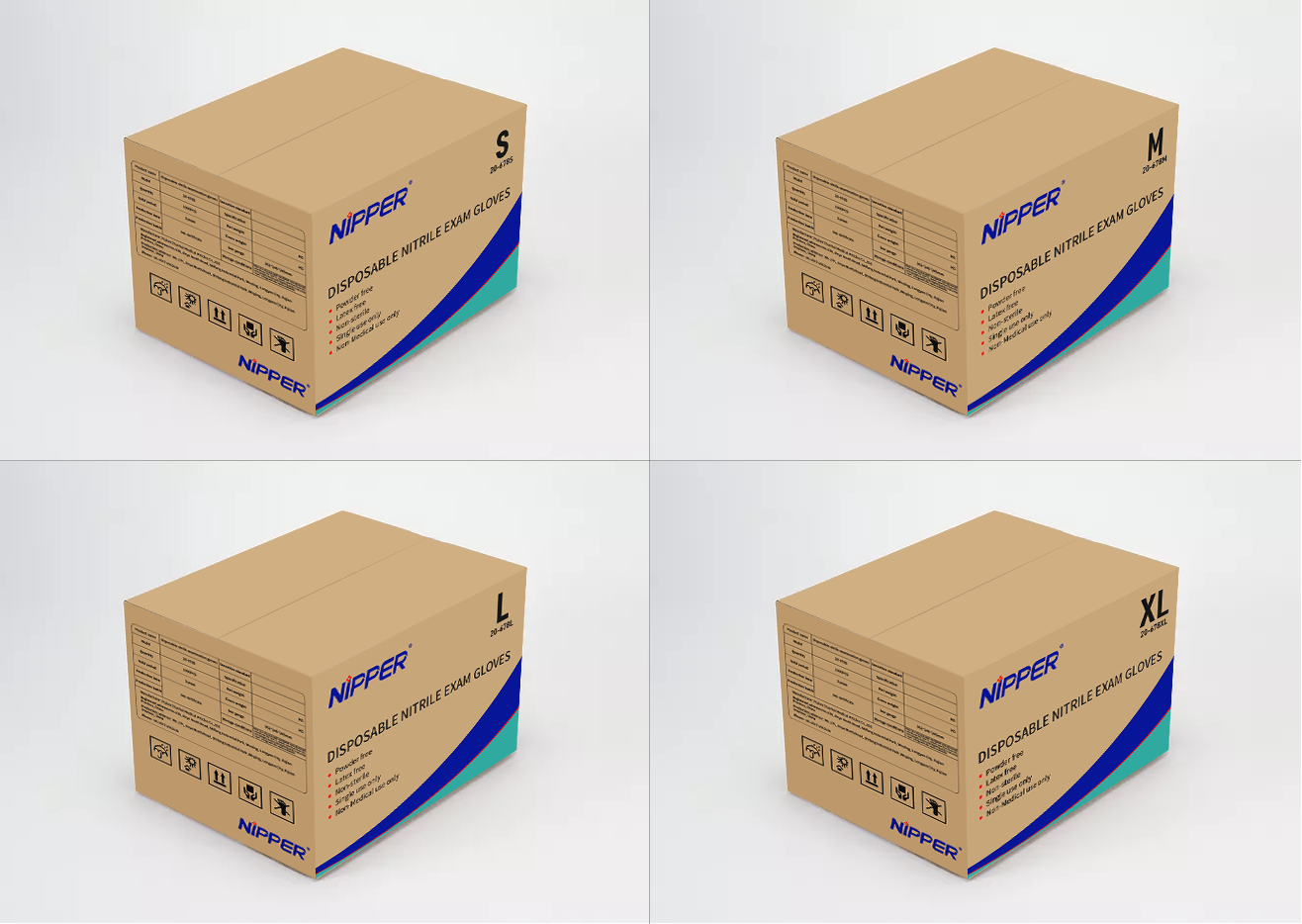Safety Nitrile Gloves Latex Glove For Medical Examination